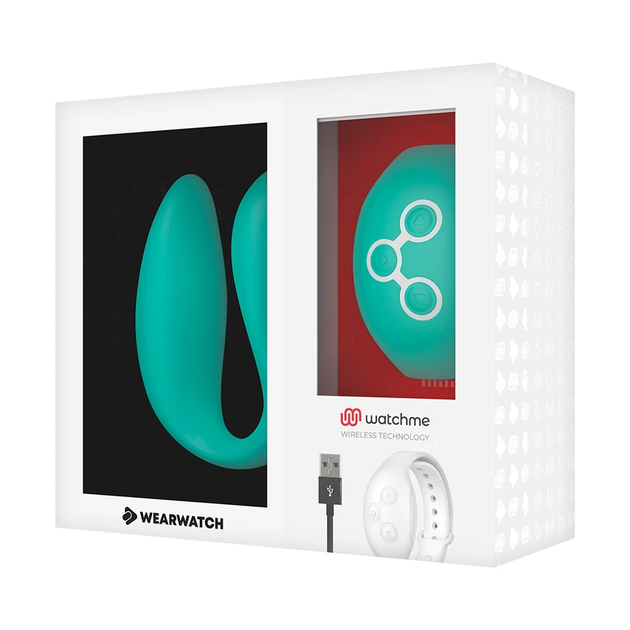 WEARWATCH - VIBRATEUR WATCHME VERT CLAIR DOUBLE TECHNOLOGIE